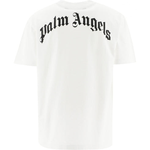 Palm Angels Mens T-Shirt PMAA001S21JER0180160 White